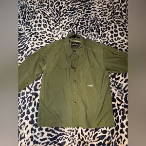 Drake Olive Green Lightweight Shirt Jacket